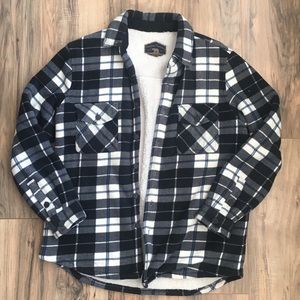 Sherpa Lined Fleece Flannel